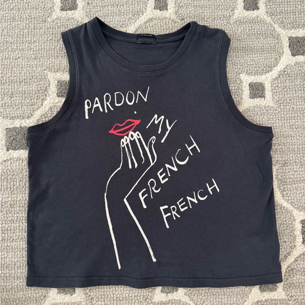MOTHER The Strong and Silent Type French French Graphic Tank